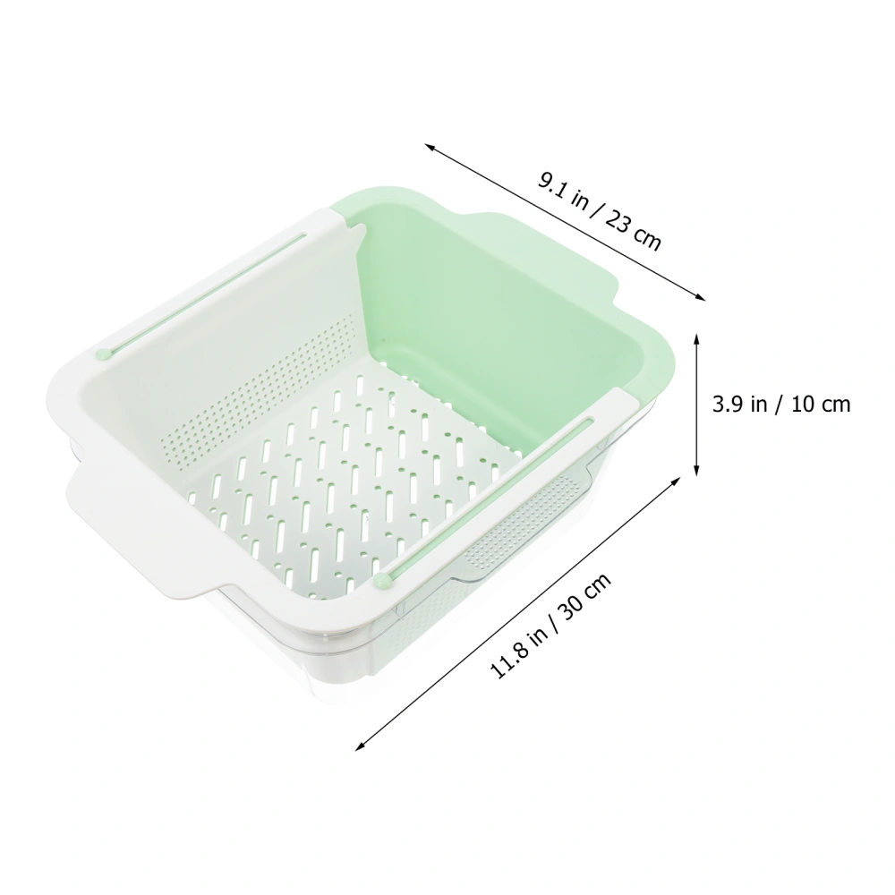 Kitchen Draining Basket Daily Use Washing Basket Multi-function Fruits Washing Basket