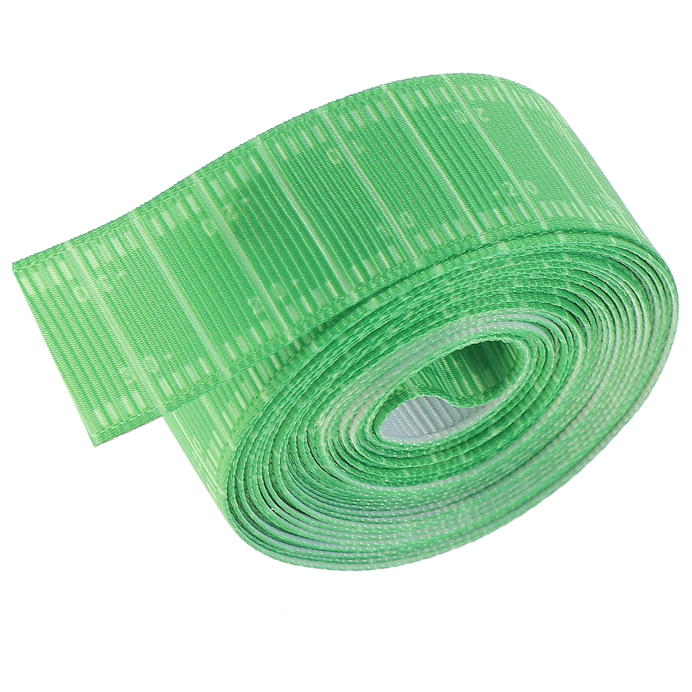 1 Roll of Rugby Ribbon Sports Themed Ribbon Polyester Ribbon Rolls Ball Pattern Ribbon for DIY Wrapping