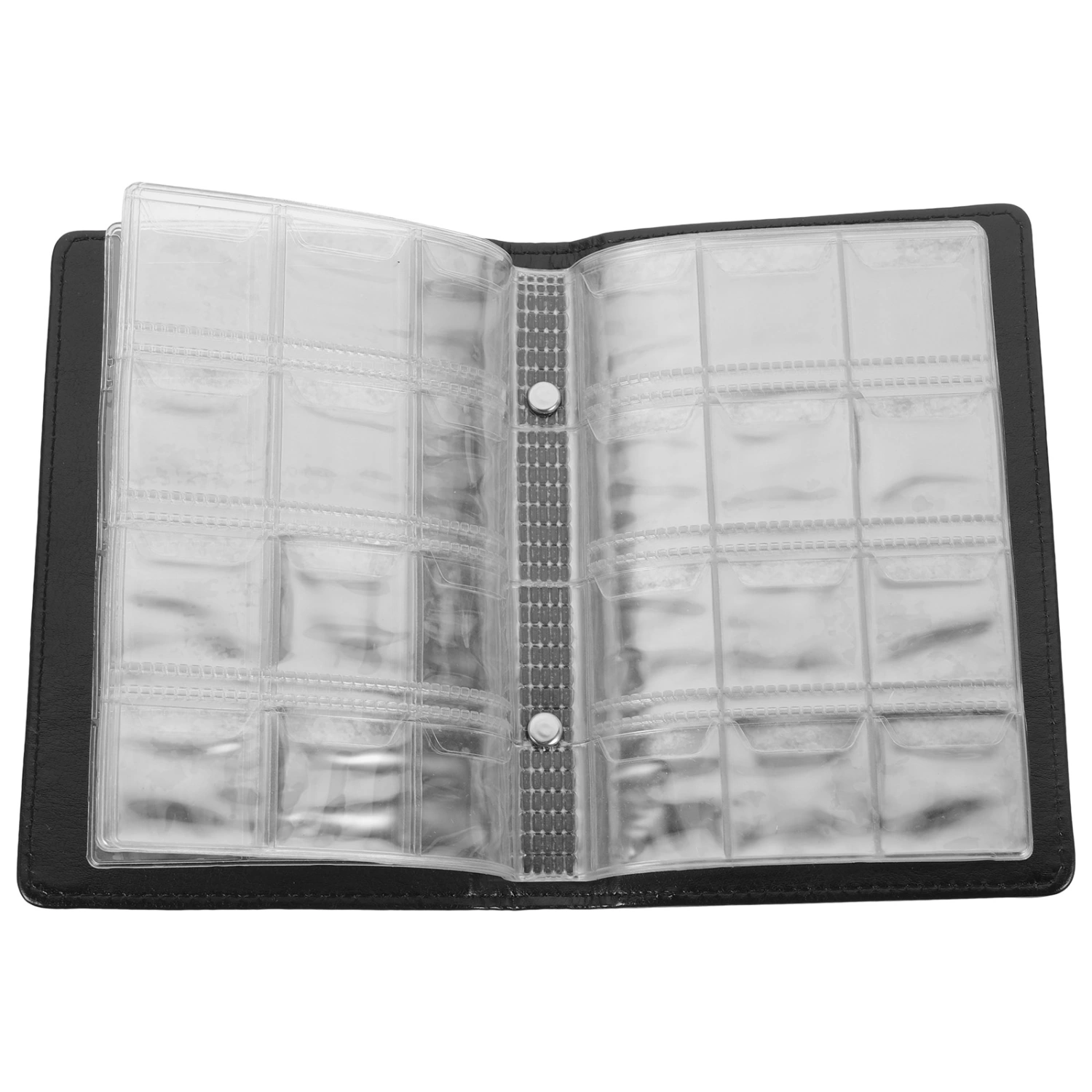 Coin Collection Book PU Cover Coin Album Decorative Coin Storage Book Coin Collection Organizer