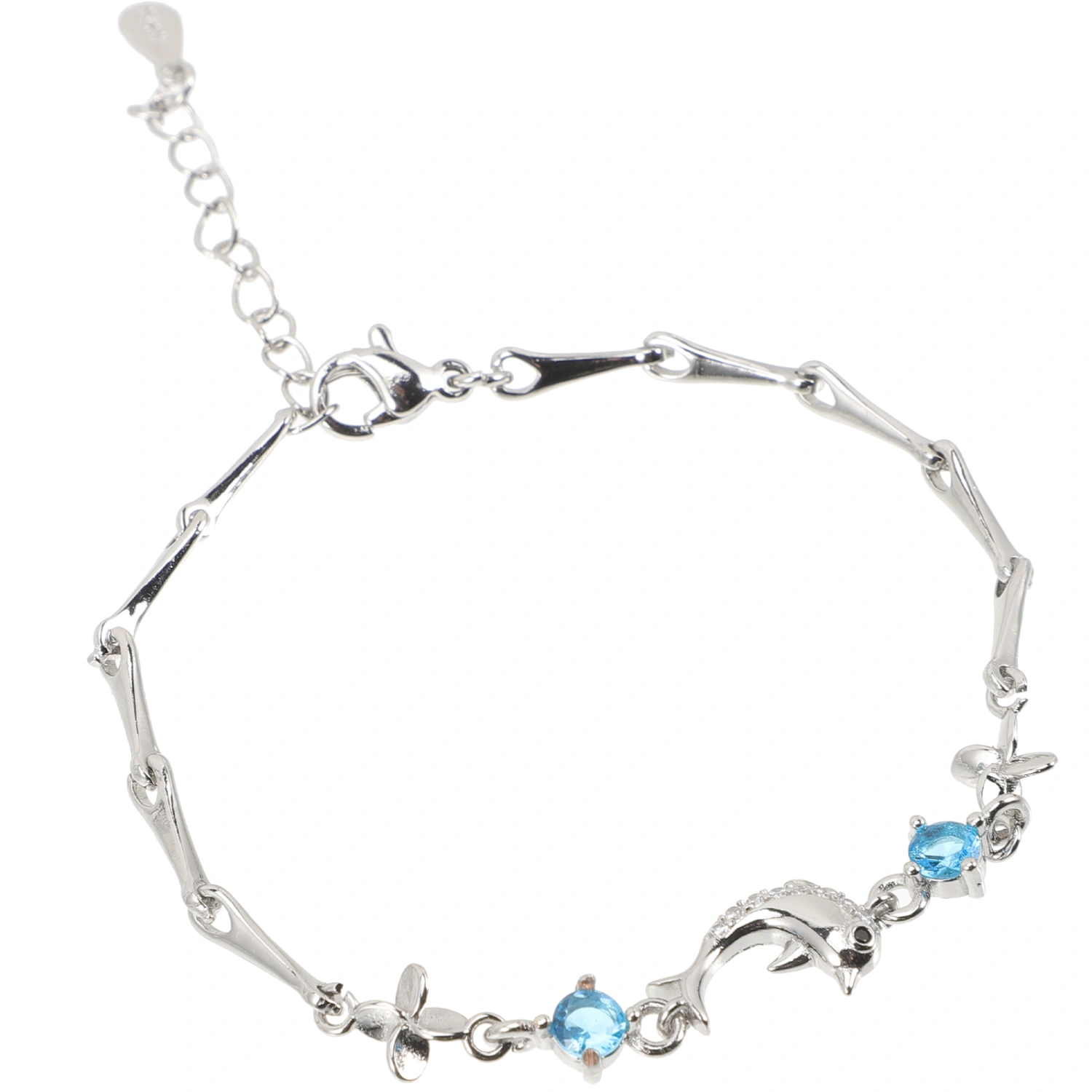 Dolphin Link Charm Bracelet Chain Ankle Bracelet Chain Anklet Wristband Ocean Jewelry