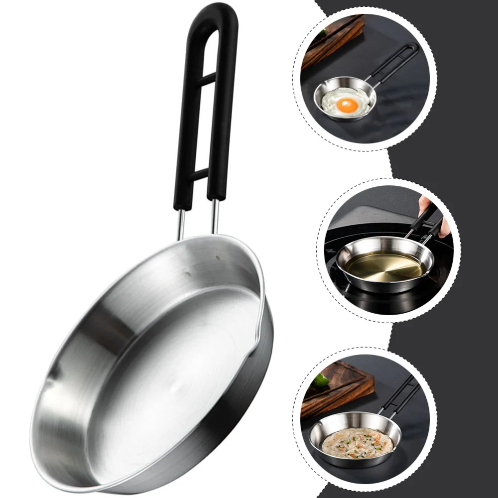 Stainless Steel Frying Pan Nonstick Frying Pan Stainless Skillet Kitchen Cooking Pan