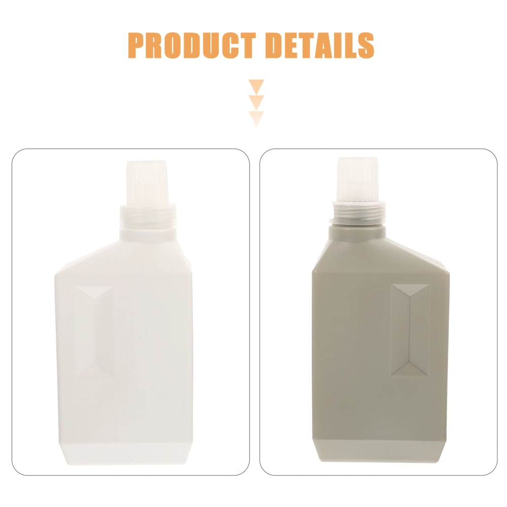 2Pcs Large Laundry Detergent Bottles Refillable Soap Containers Travel Shampoo Storage Bottles