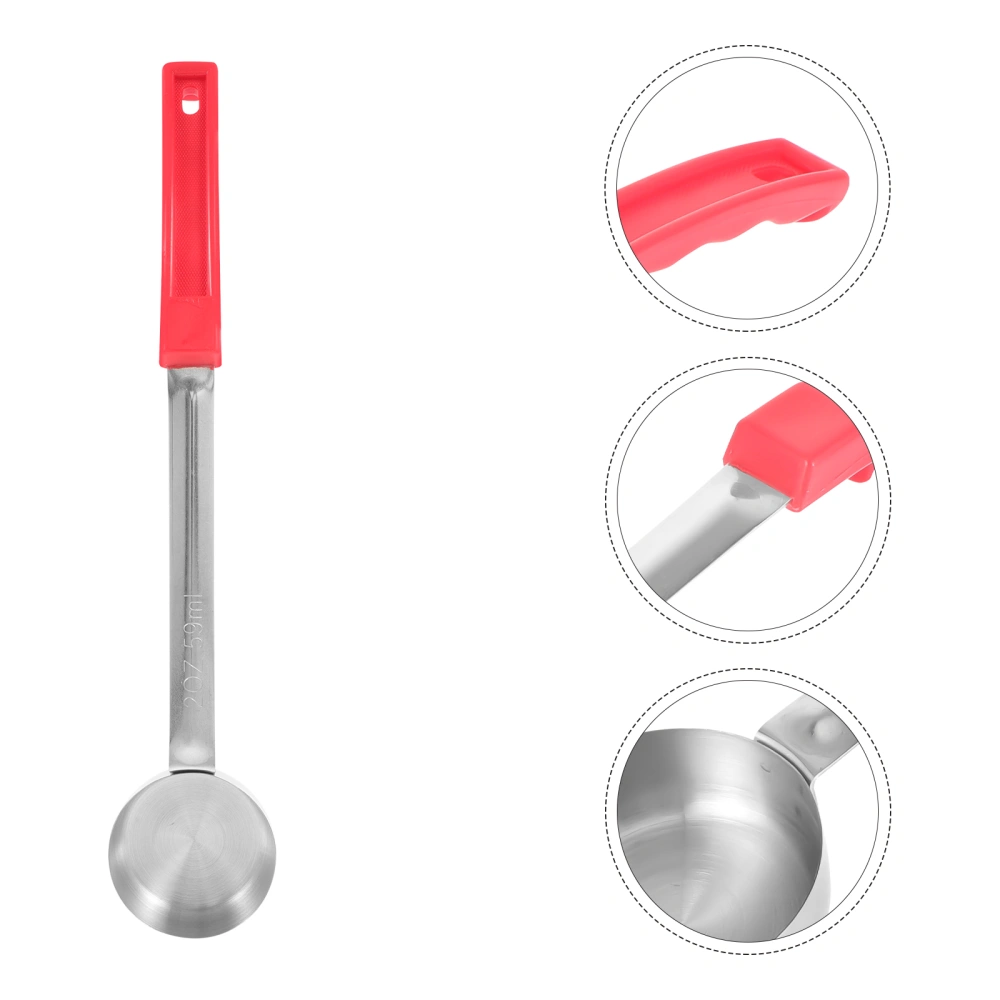 Pizza Sauce Serving Scoop Portion Ladle Stainless Steel Spoon Portion Ladle(2 Ounce)