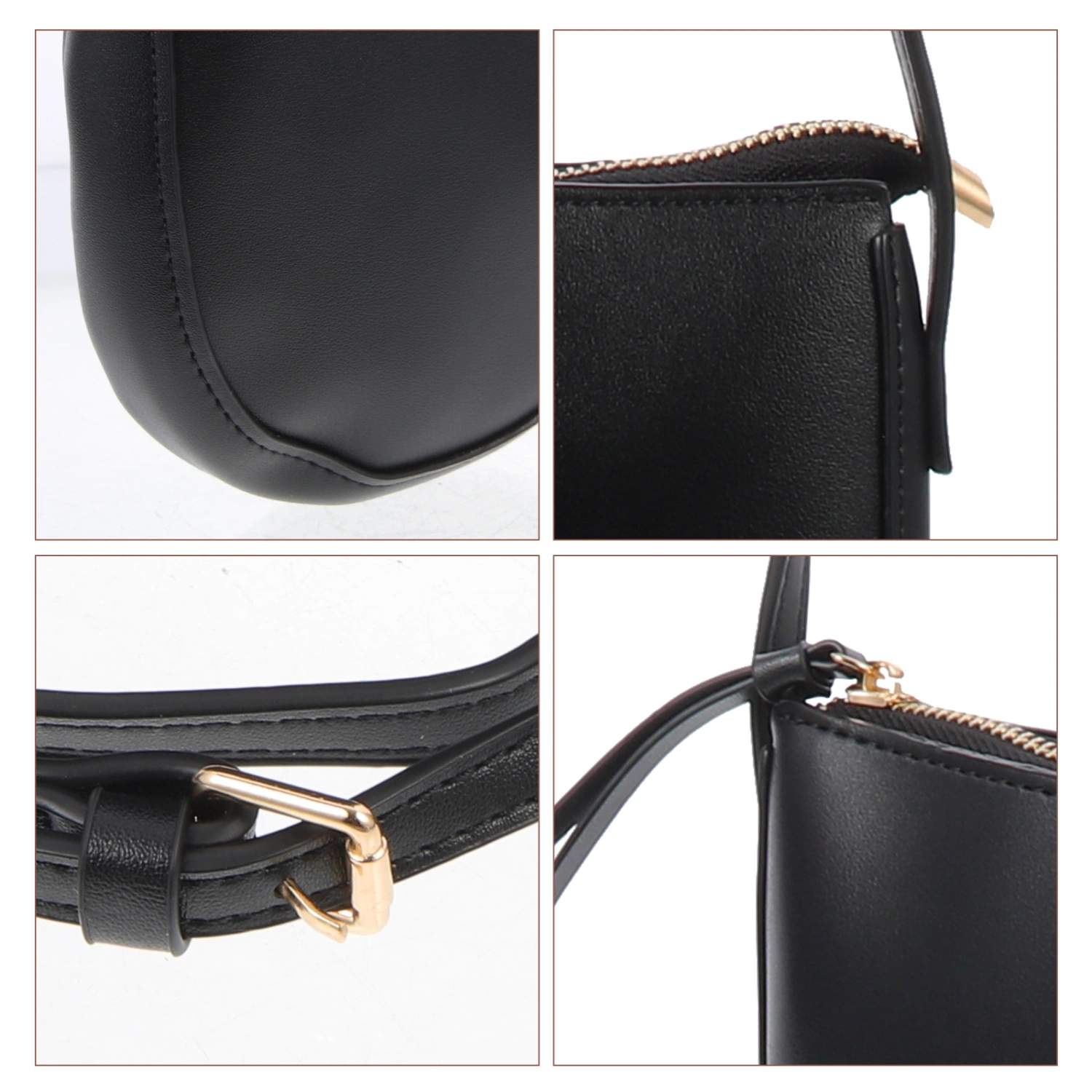 Portable Phone Bag Shopping Storage Pouch Girl All-match Zipper Design Cross-body Bag