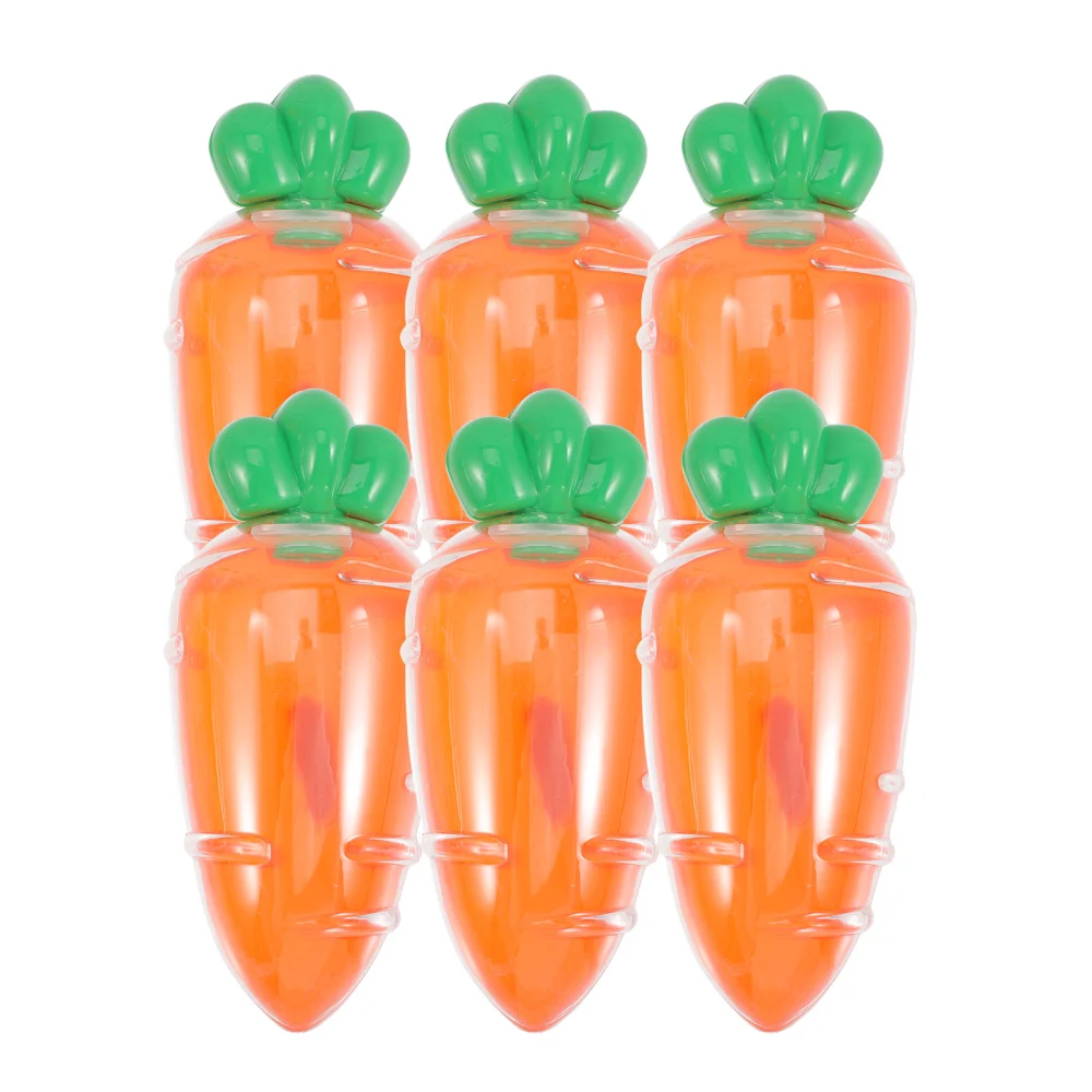 6pcs Carrot Shaped Candy Box Easter Carrot Candy Chocolates Box Party Favors Box