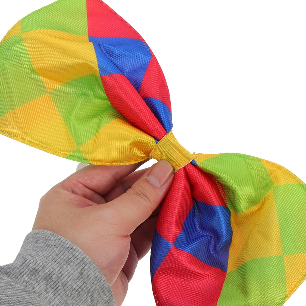 3pcs Bowknot Clown Bow Ties Masquerade Performance Halloween Clown Costume Props