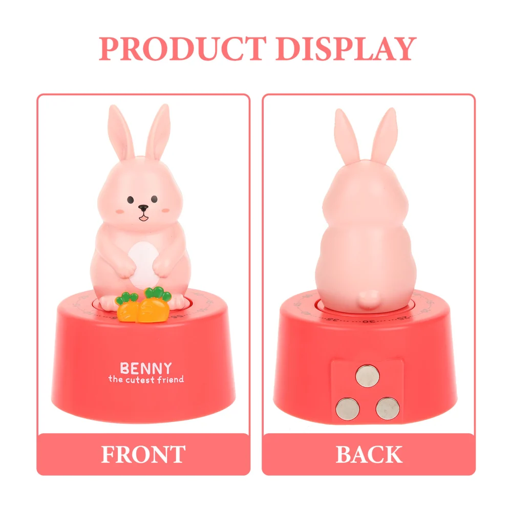 Rabbit Design Mechanical Timer Magnetic Cooking Timer Home Baking Timing Tool