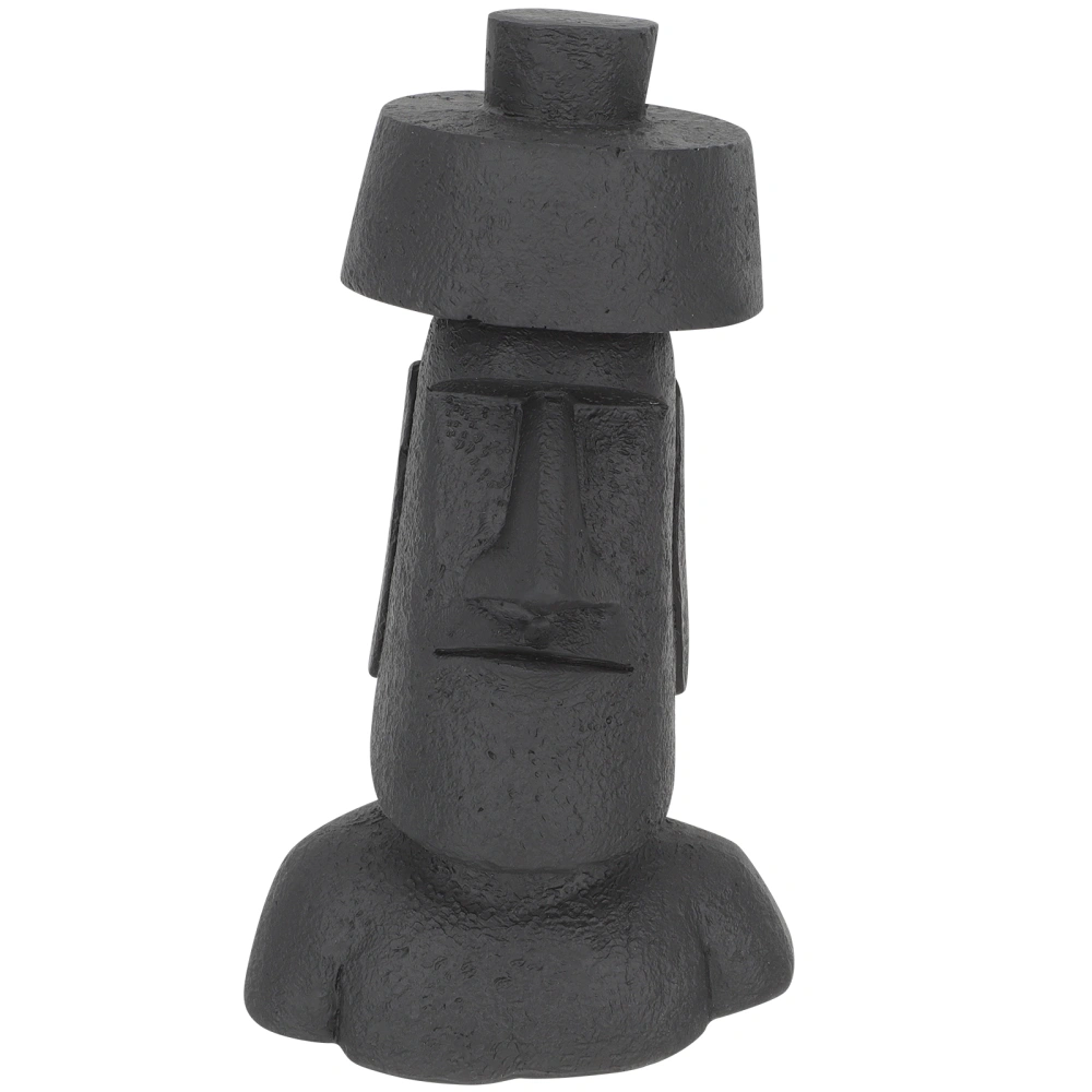 Resin Moai Statue Easter Island Statue Decorative Moai Sculpture Ornament