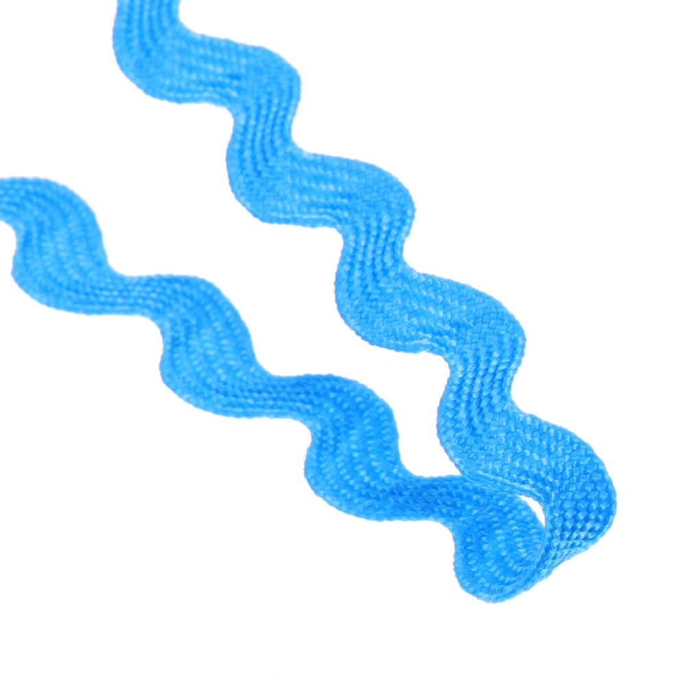 2PCS Wavy Trim Ribbons Simple Wave Bending Fringe Decorative Sewing Ribbons