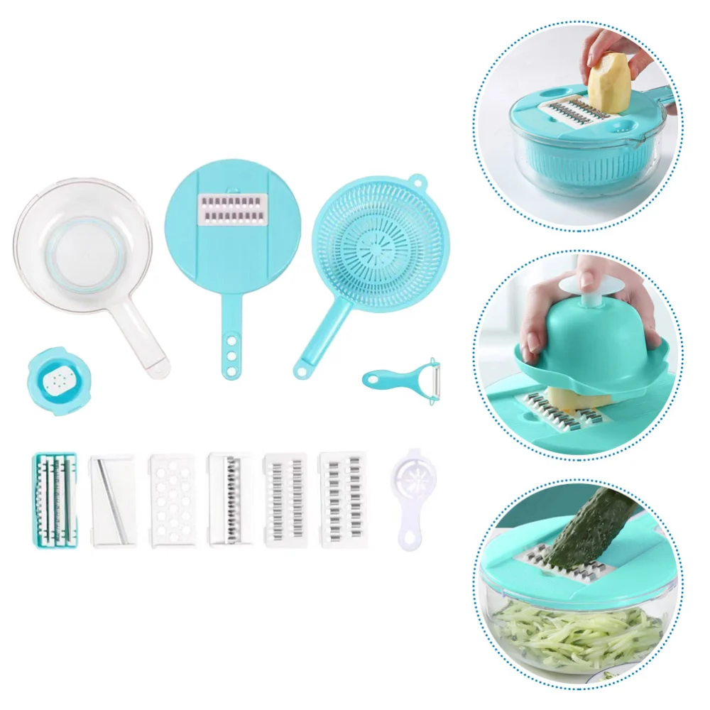 1 set of Vegetable Chopper Vegetable Slicer Kitchen Gadget Manual Food Chopper