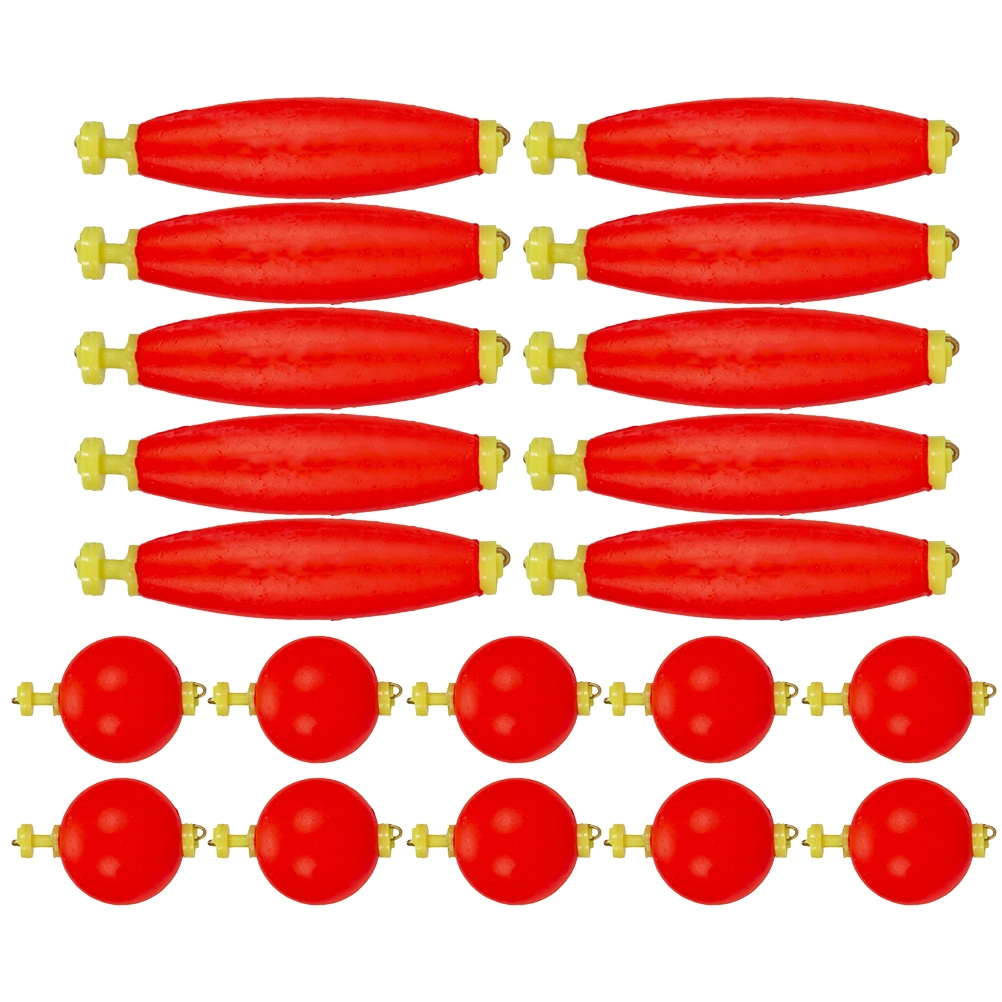 20Pcs Fishing Floats Fishing Bobbers Fishing Foams Floats Fishing Equipment for Fishing