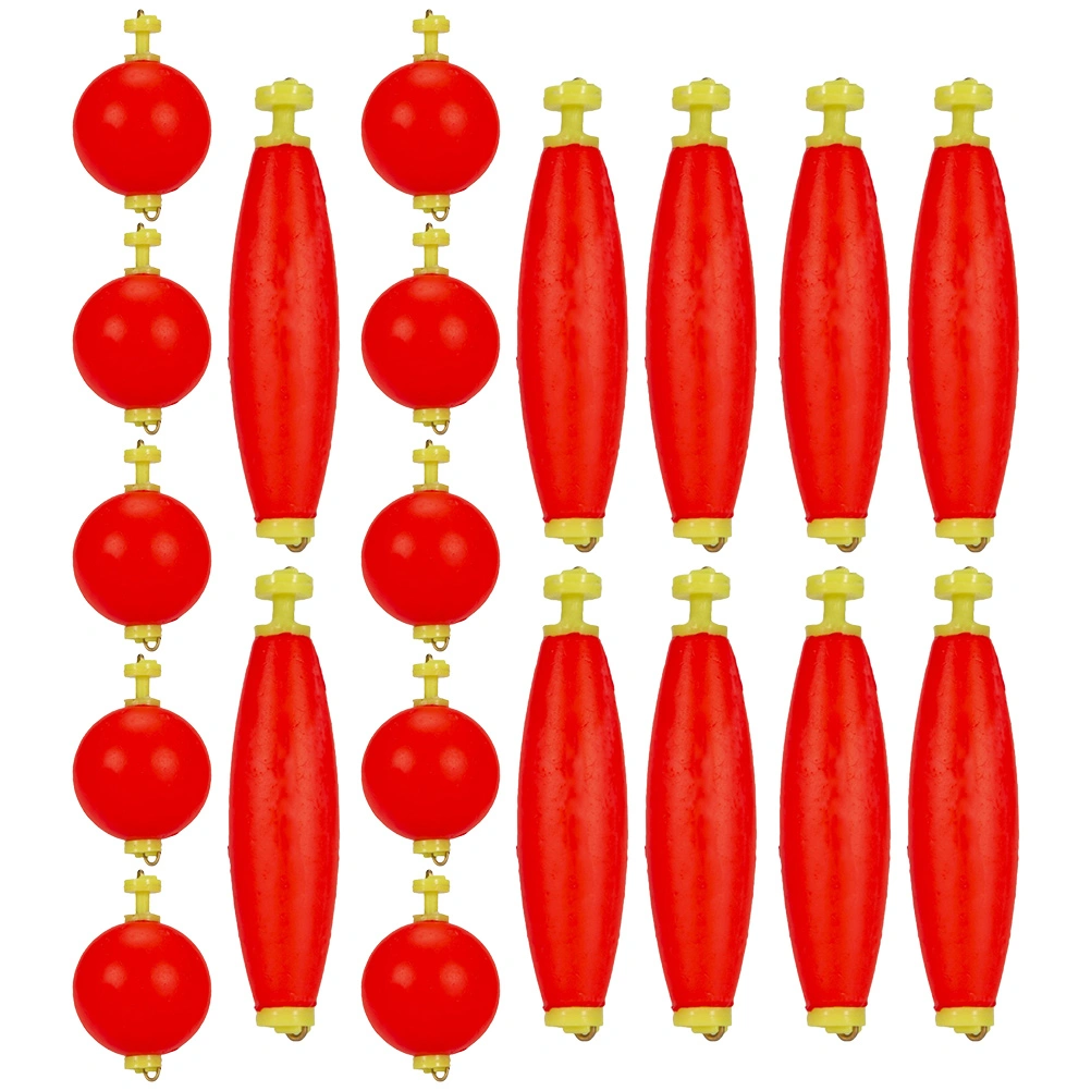 20Pcs Fishing Floats Fishing Bobbers Fishing Foams Floats Fishing Equipment for Fishing