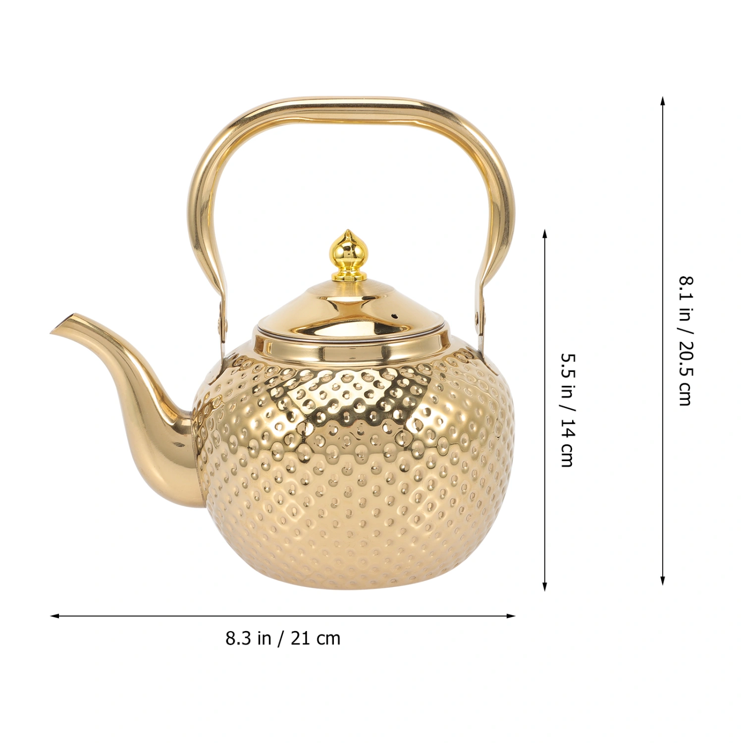Stainless Steel Water Kettle Water Heating Kettle Decorative Water Kettle Kitchen Tea Kettle