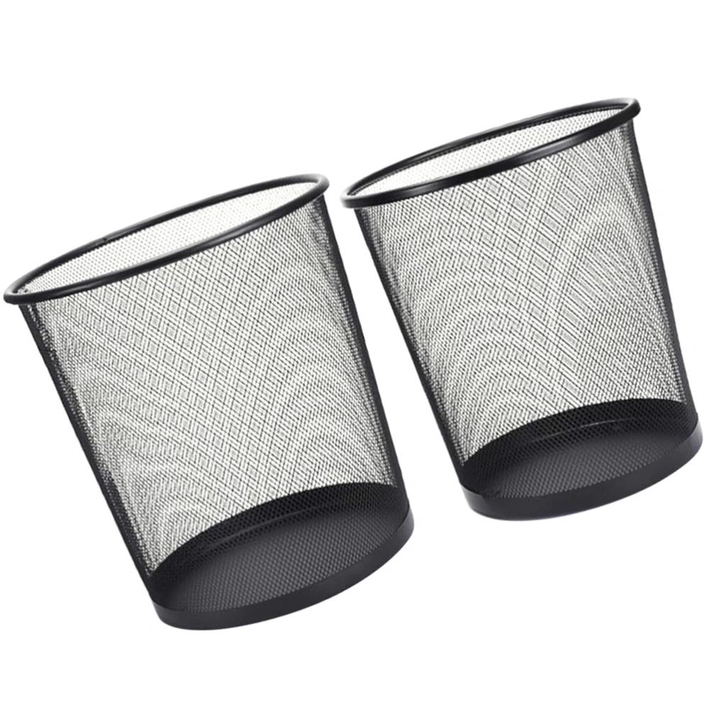 2Pcs Mesh Bathroom Trash Can Small Mesh Trash Can Mesh Trash Can Bathroom Waste Basket for Home