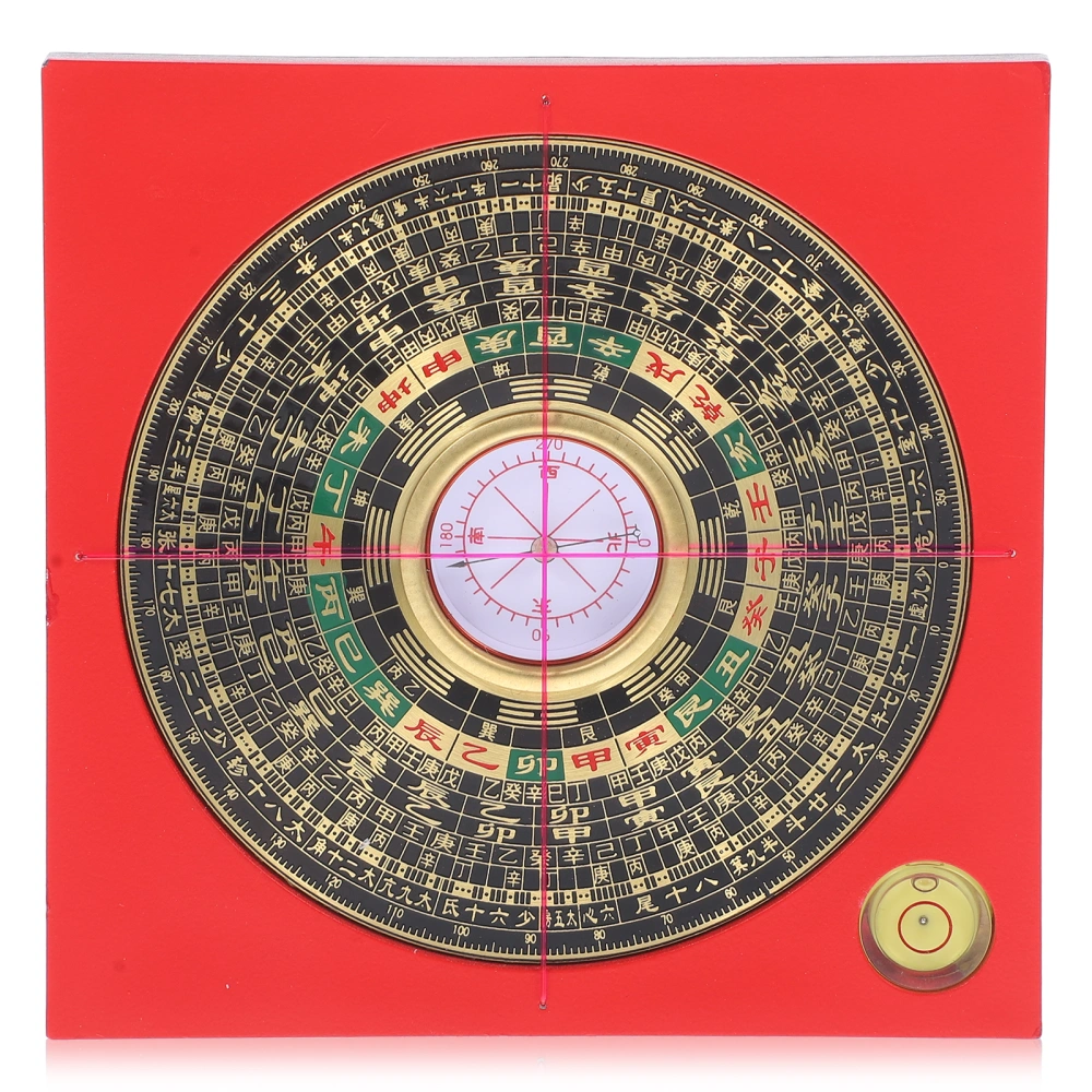 Chinese Traditional Compass Retro Luo Pan Compass Taoist Ancient Compass Accessory