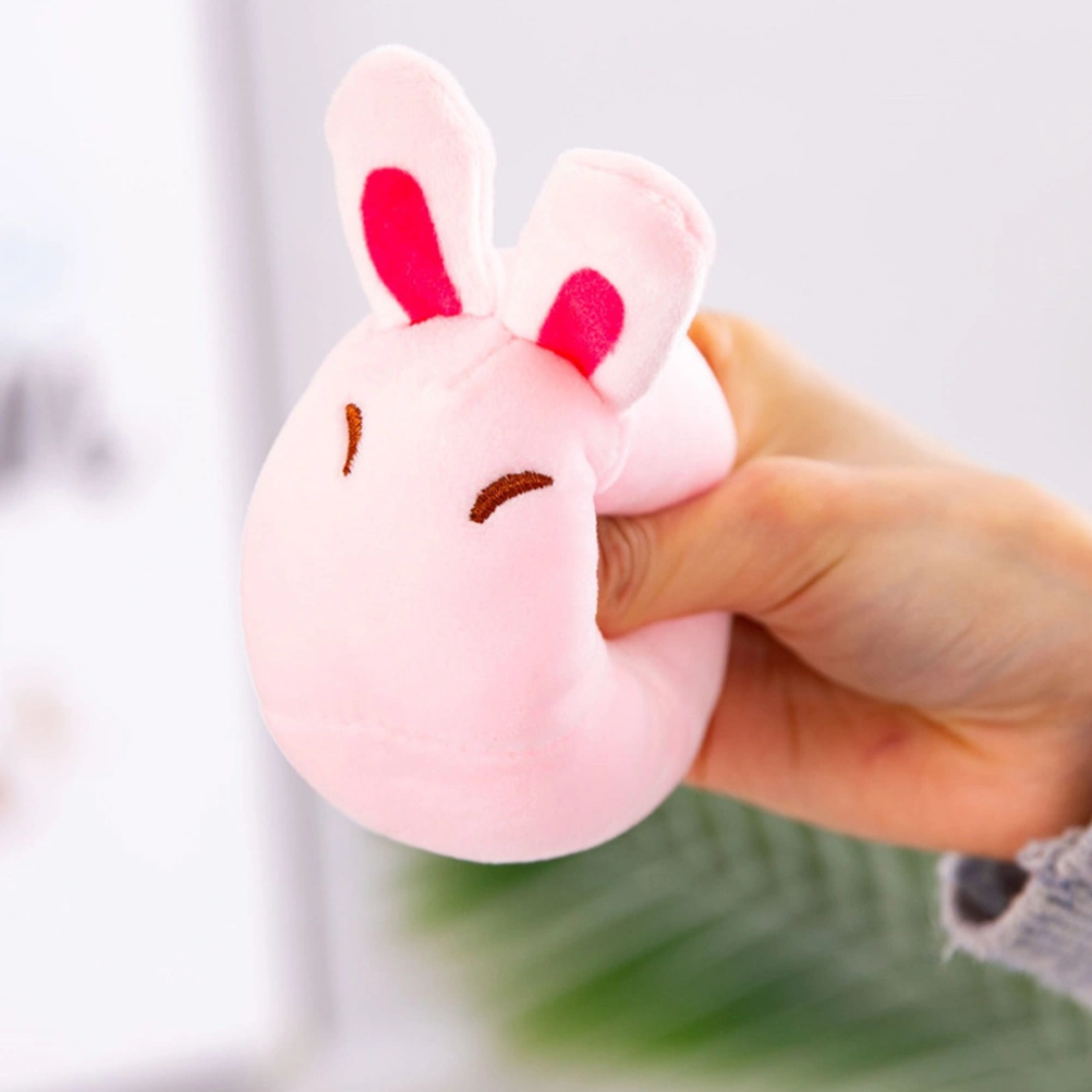 1 Set Stuffed Rabbit Doll Toy Adorable Plush Pillow Toy Cartoon Bunny Doll for Kids