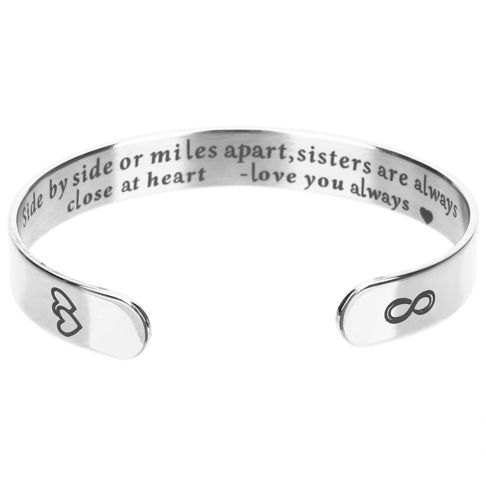 Bangle Bracelet Opening Cuff Bangle Inspirational Friendship Bracelet Graduation Gift