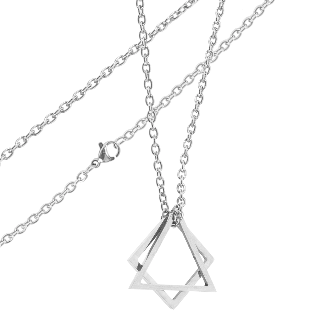 Pendant Necklace Metal Neck Chain Fashionable Necklace Jewelry Gift for Women Men