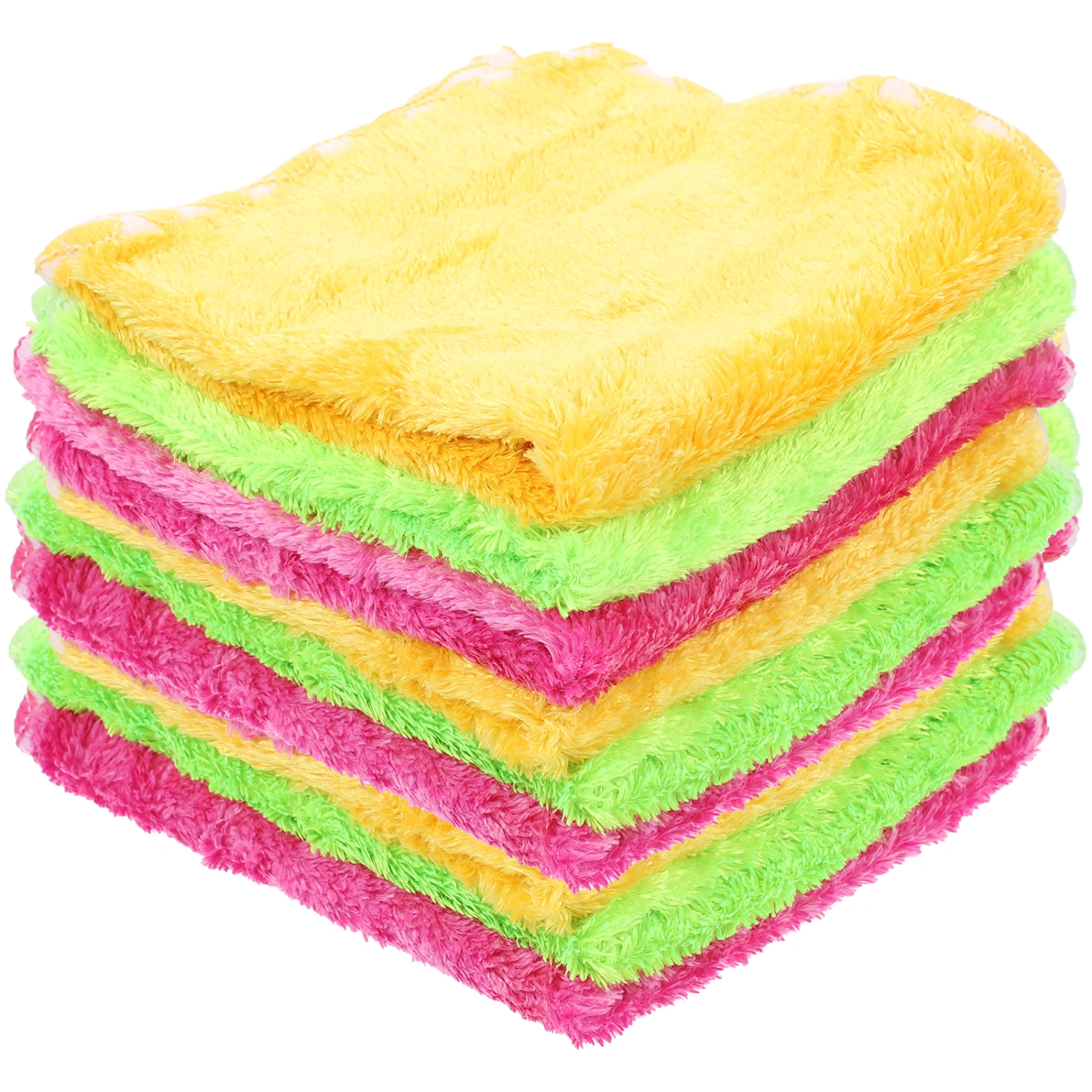 9Pcs Cleaning Towels Thick Dish Towels Kitchen Dishcloth Kitchen Duster Towels Reusable Dish Cloths