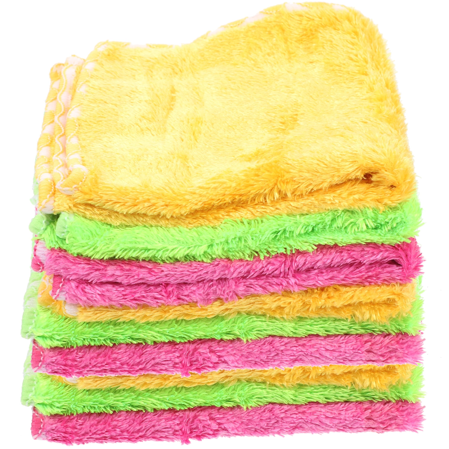 9Pcs Cleaning Towels Thick Dish Towels Kitchen Dishcloth Kitchen Duster Towels Reusable Dish Cloths