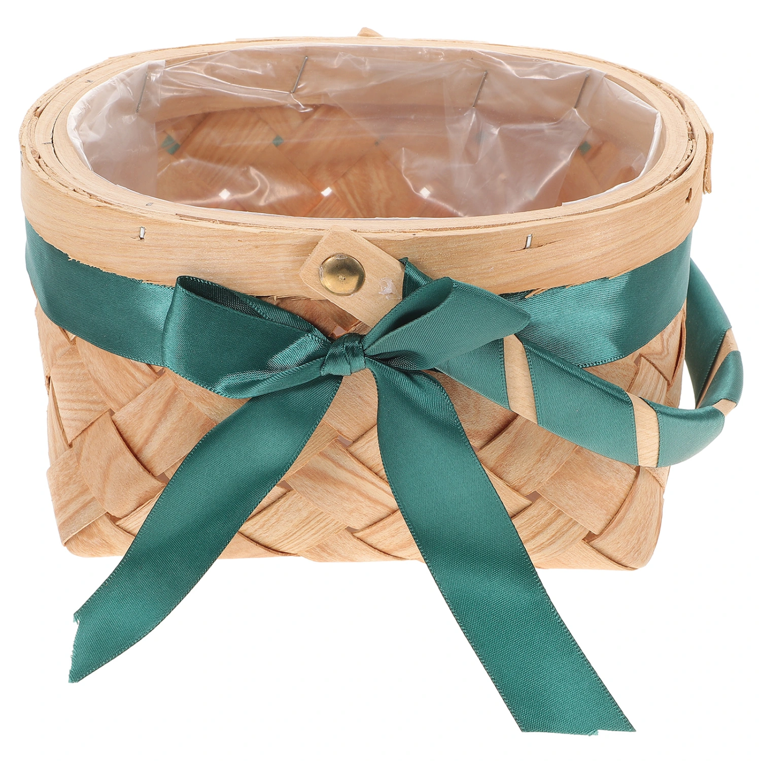 Woven Basket with Handle Flower Basket Fruit Basket Picnic Basket Party Favors Basket
