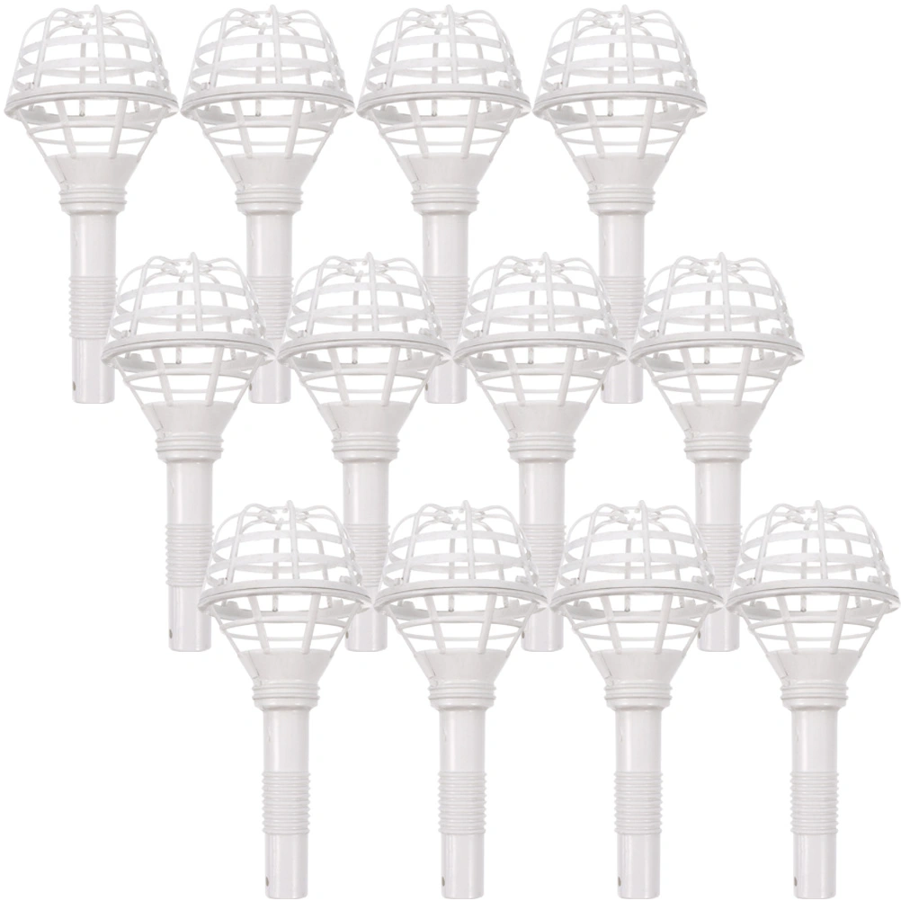 12pcs Bride Flower Bouquet Holder Wedding Bridal Bouquet Holder Floral Handle