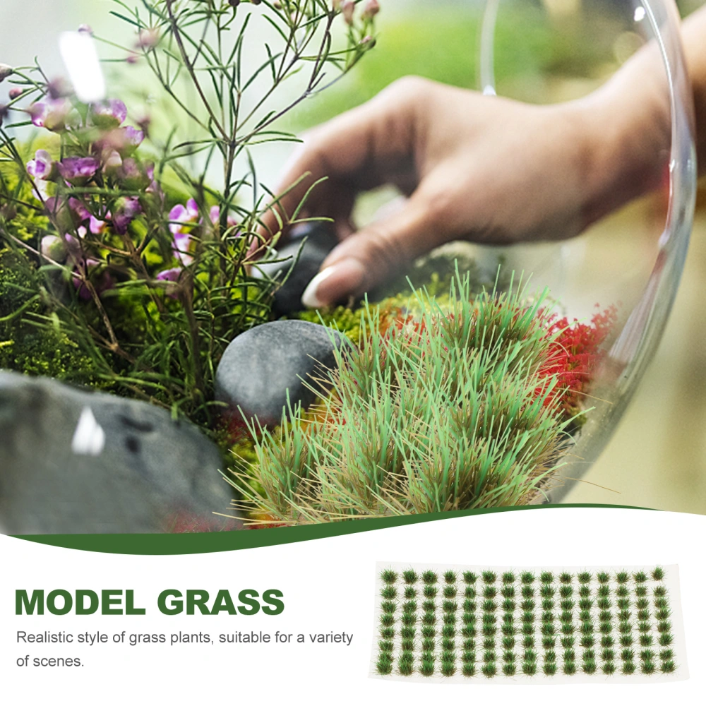 1 Box Static Grass Tuft Model Miniature Railway Artificial Grass Tuft Miniature Gaming Terrain