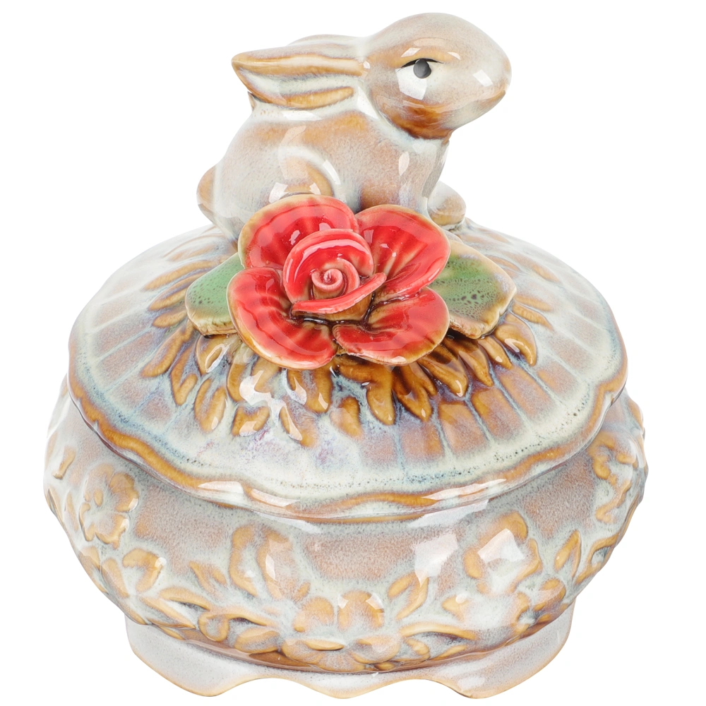 European Style Storage Box Jewelry Box  Jewelry Organizer Ceramic Box Charm Box