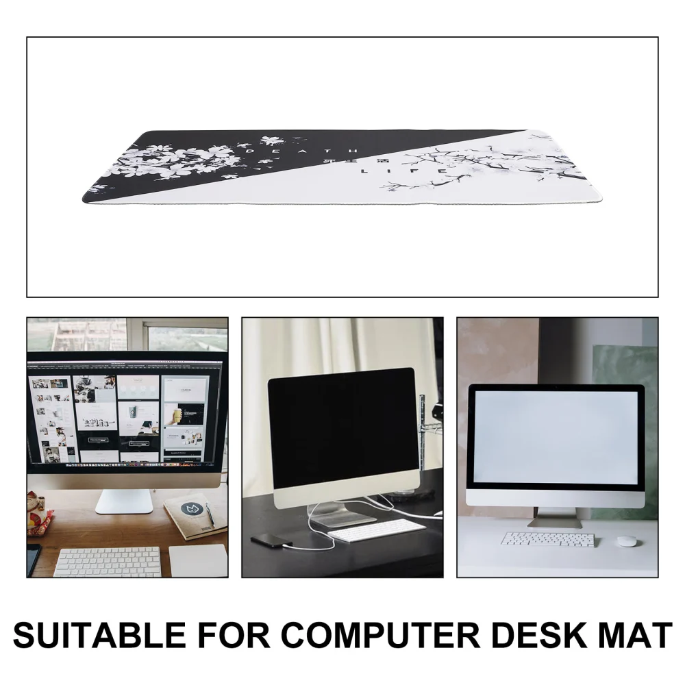 Mouse Pad Computer Mouse Mat Rubber Anti-slip Desktop Pad For Laptop Computer