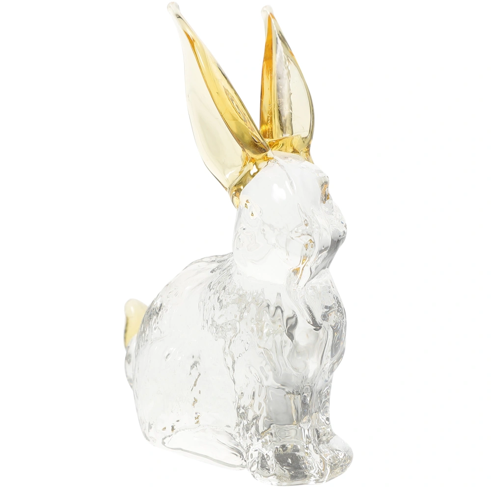 Crystal Rabbit Figurine Crystal Year of the Rabbit Bunny Figurine Zodiac Rabbit Ornament