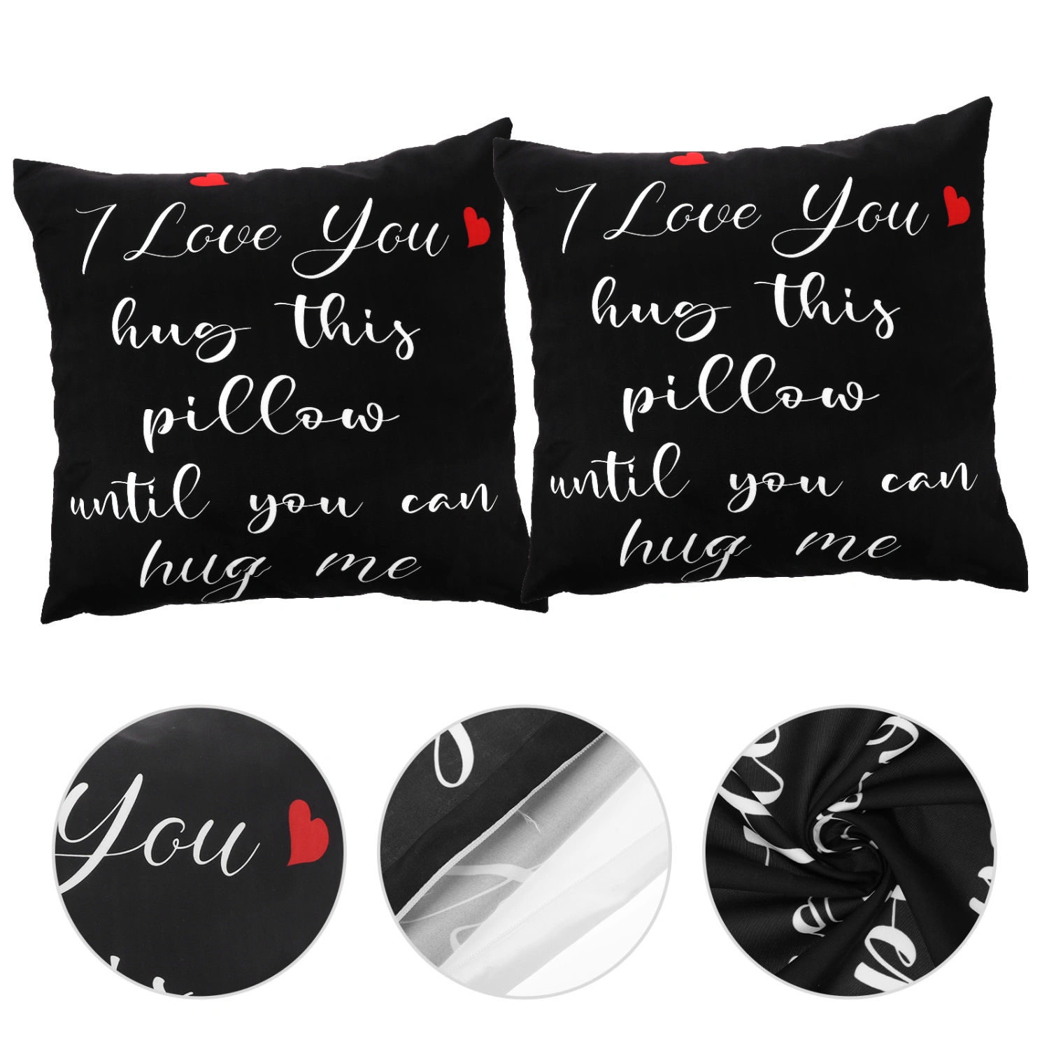 2pcs Decorative Modern Pillowcases Fashion Pillow Covers Home Bed Pillow Protectors