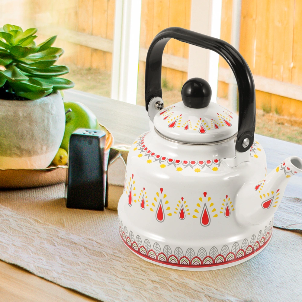 Enameled Water Kettle Teapot Household Delicate Heating Teapot Coffee Pot