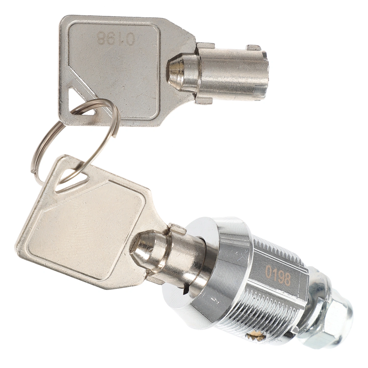Cam Lock Keyed Rv Storage Cabinet Lock Replacement Zinc Alloy Lock with Keys