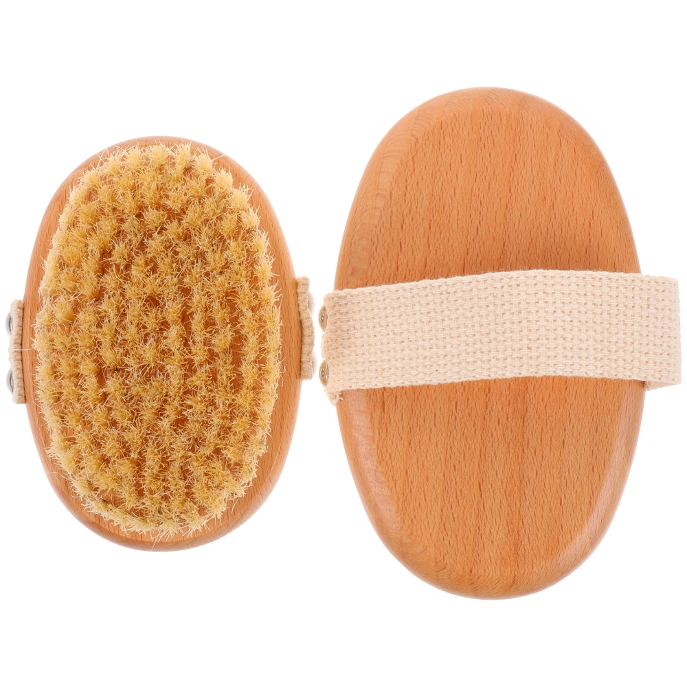 2pcs Bath Brushes Body Brushes Bristle Brushes Body Brushes Shower Brush