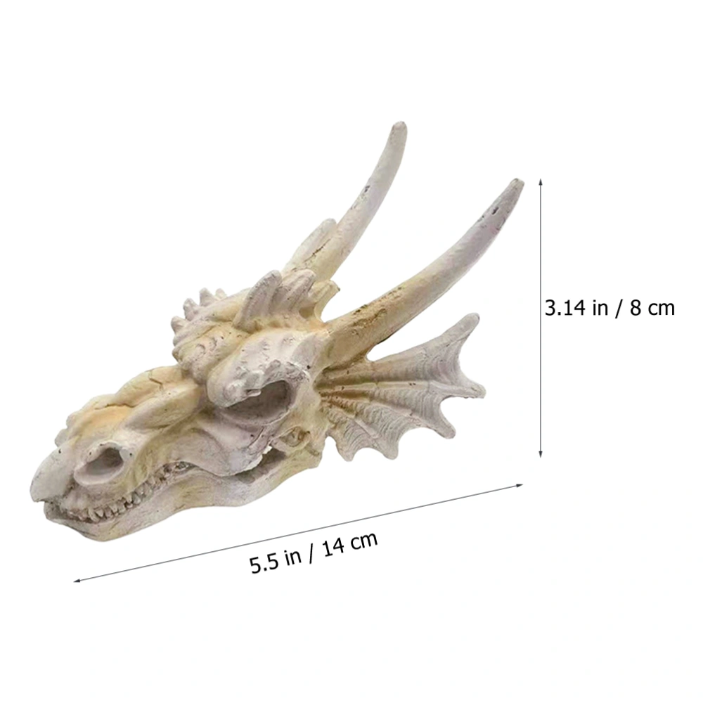 Resin Dragon Skull Ornament Fish Tank Shrimp Hideout Shrimp Dragon Shape Shelter