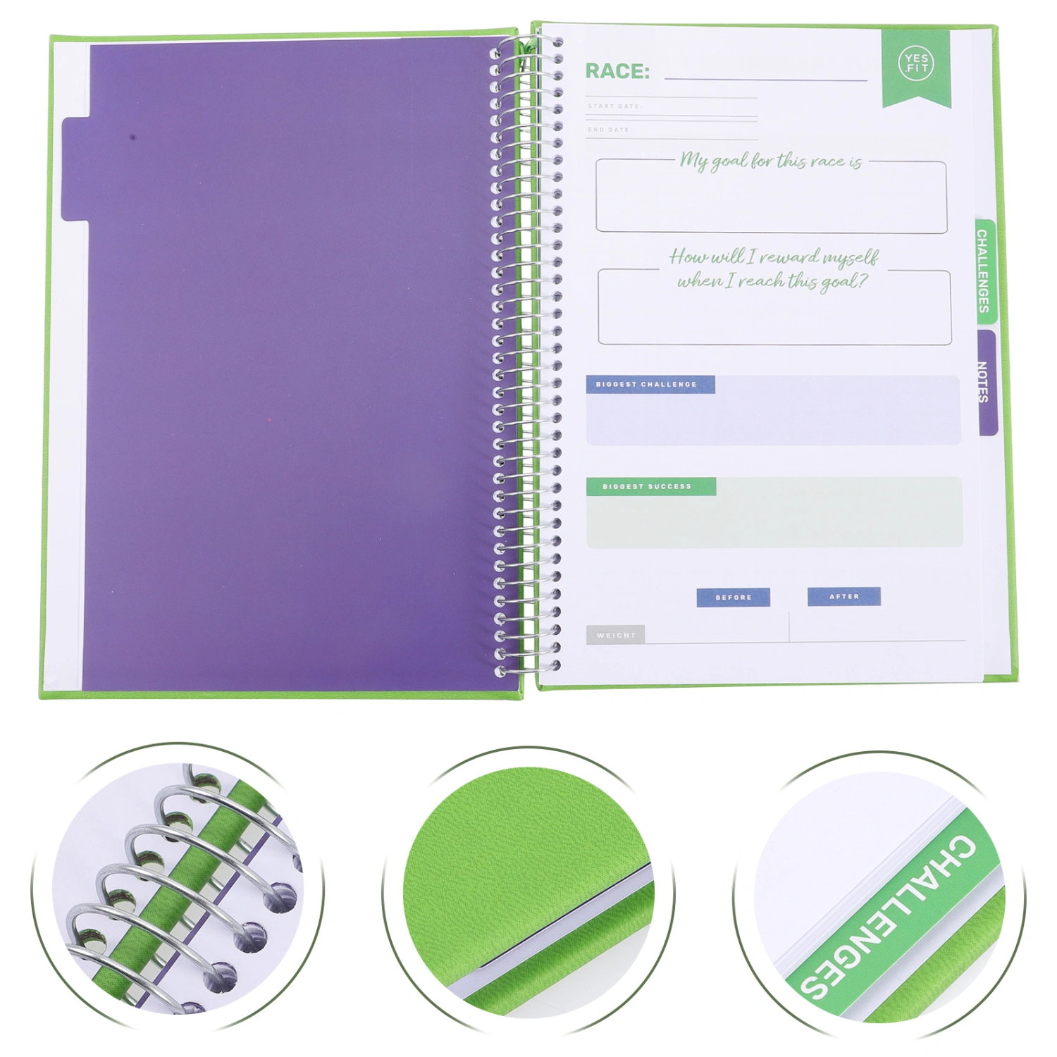 Workout Planner Daily Fitness Agenda Notepad Fitness Planner Fitness Journal Planner