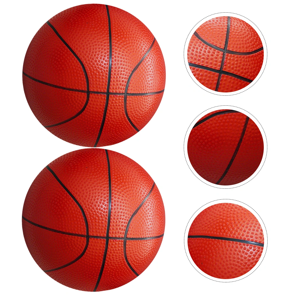 2pcs Kids Basketball Indoor Outdoor Basketball Inflatable Youth Basketball