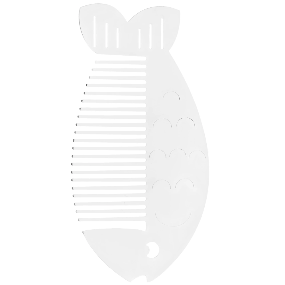 Household Hair Comb Hair Styling Comb Electrosilvering Salon Hair Comb Hair Cutting Tool