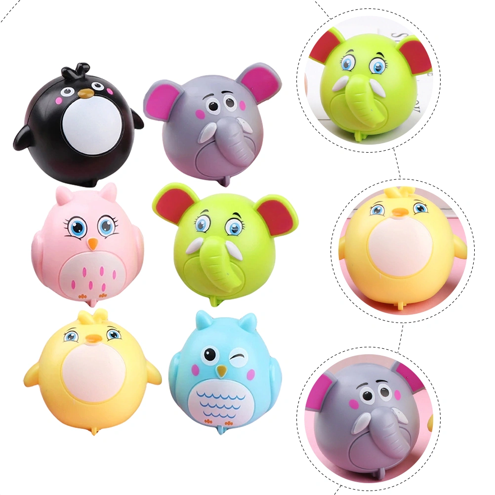6Pcs Animals Pull Back Cars Friction Powered Cars Children Pull Back Car Toys Toddler Car Toy