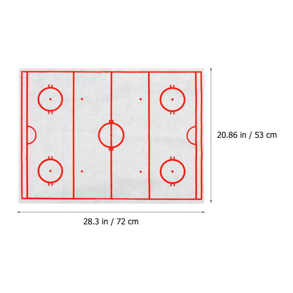 1 Set of Ice Hockey Game Mini Ice Hockey Playset Ice Hockey Pucks Parts Kit for Family