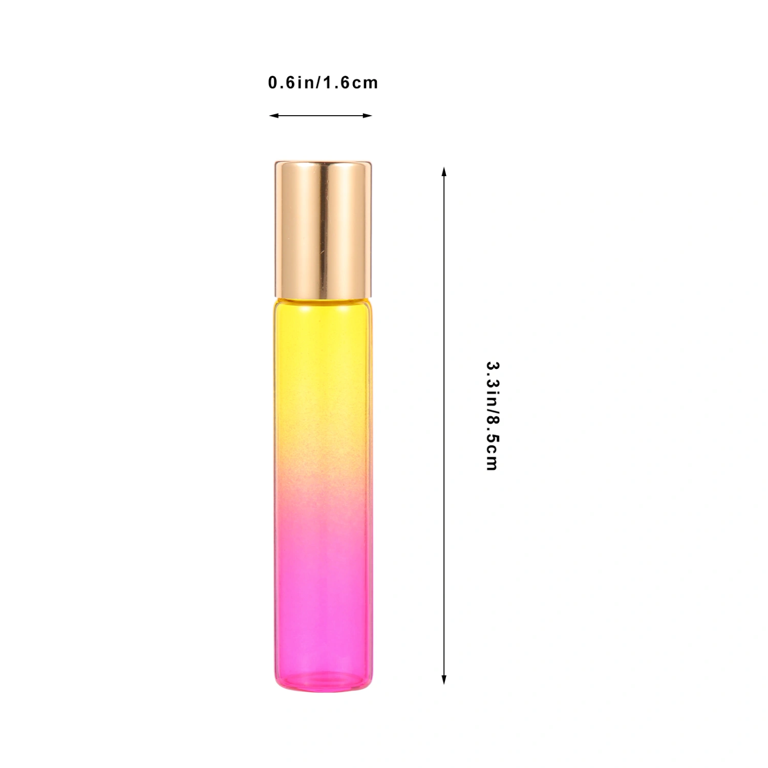 5Pcs Essential Oil Roller Bottles Decorative Colored Roll On Bottles Refillable Essential Oil Bottles