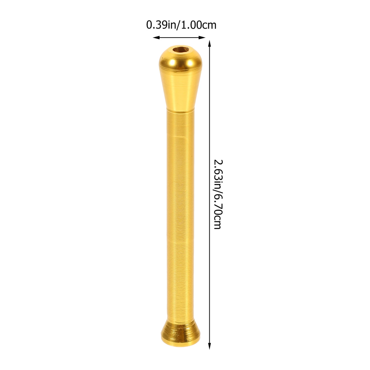3pcs Aluminum Alloy Tobacco Filter Pipes Portable Cigarette Metal Holders for Men
