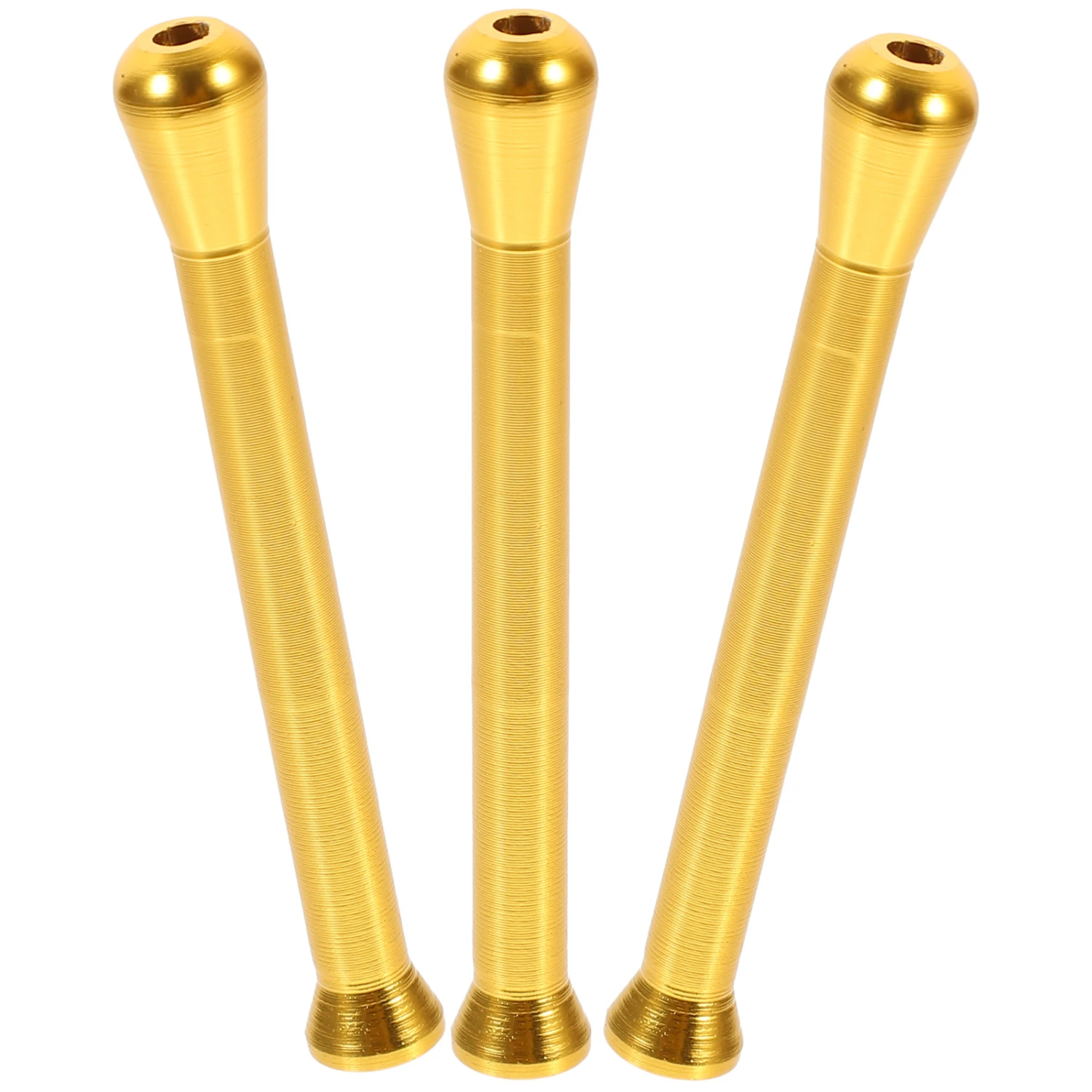3pcs Aluminum Alloy Tobacco Filter Pipes Portable Cigarette Metal Holders for Men