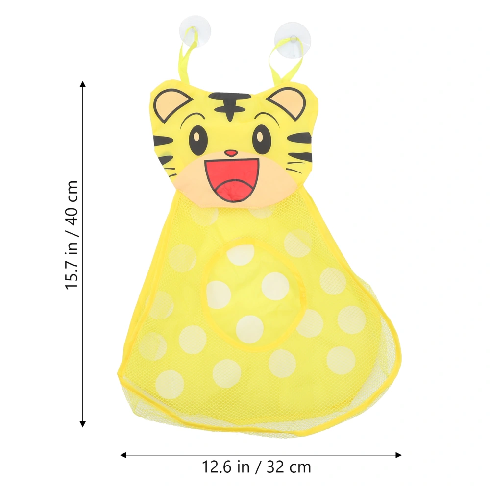 Cartoon Design Baby Toy Storage Bag Kid Toy Storage Mesh Bag Bathroom Hanging Mesh Bag