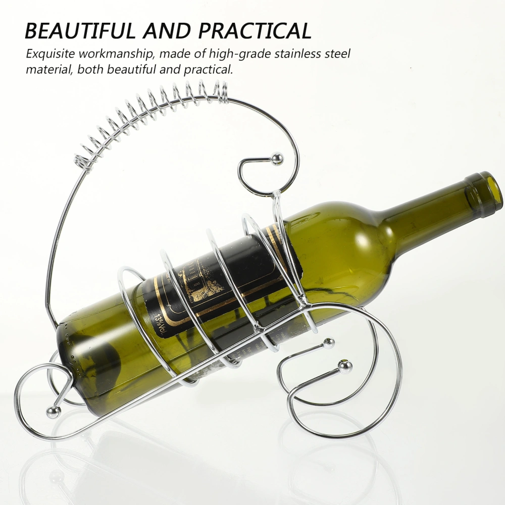 Wine Bottle Holder Tabletop Wine Rack Single Wine Rack Decorative Wine Rack Metal Wine Rack