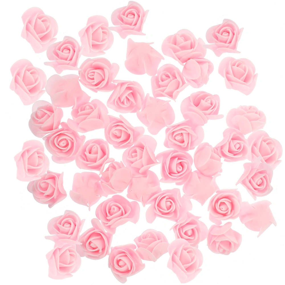 60Pcs Simulation Rose Decor Realistic Fake Rose Preserved Flower Decor Diy Fake Flower Rose