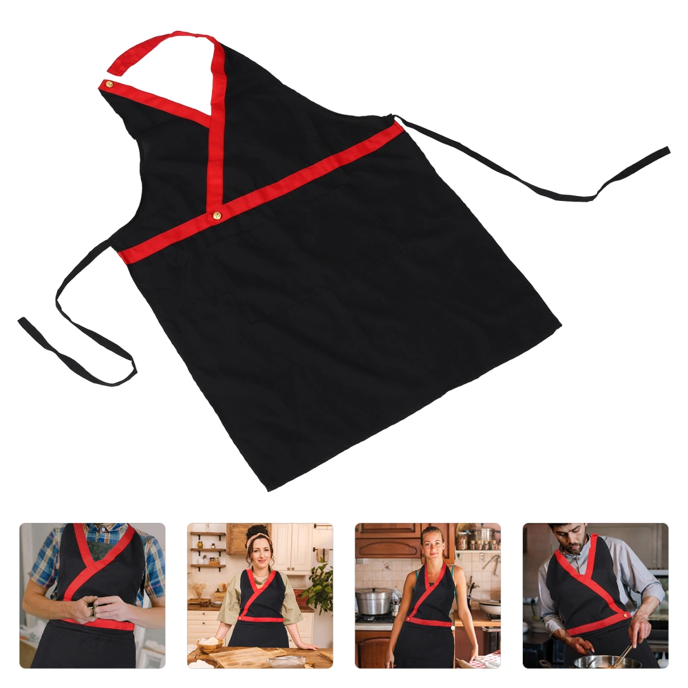 V-Neck Apron Girls Work Apron Beauty Adults Apron Barber Salon Apron for Housework