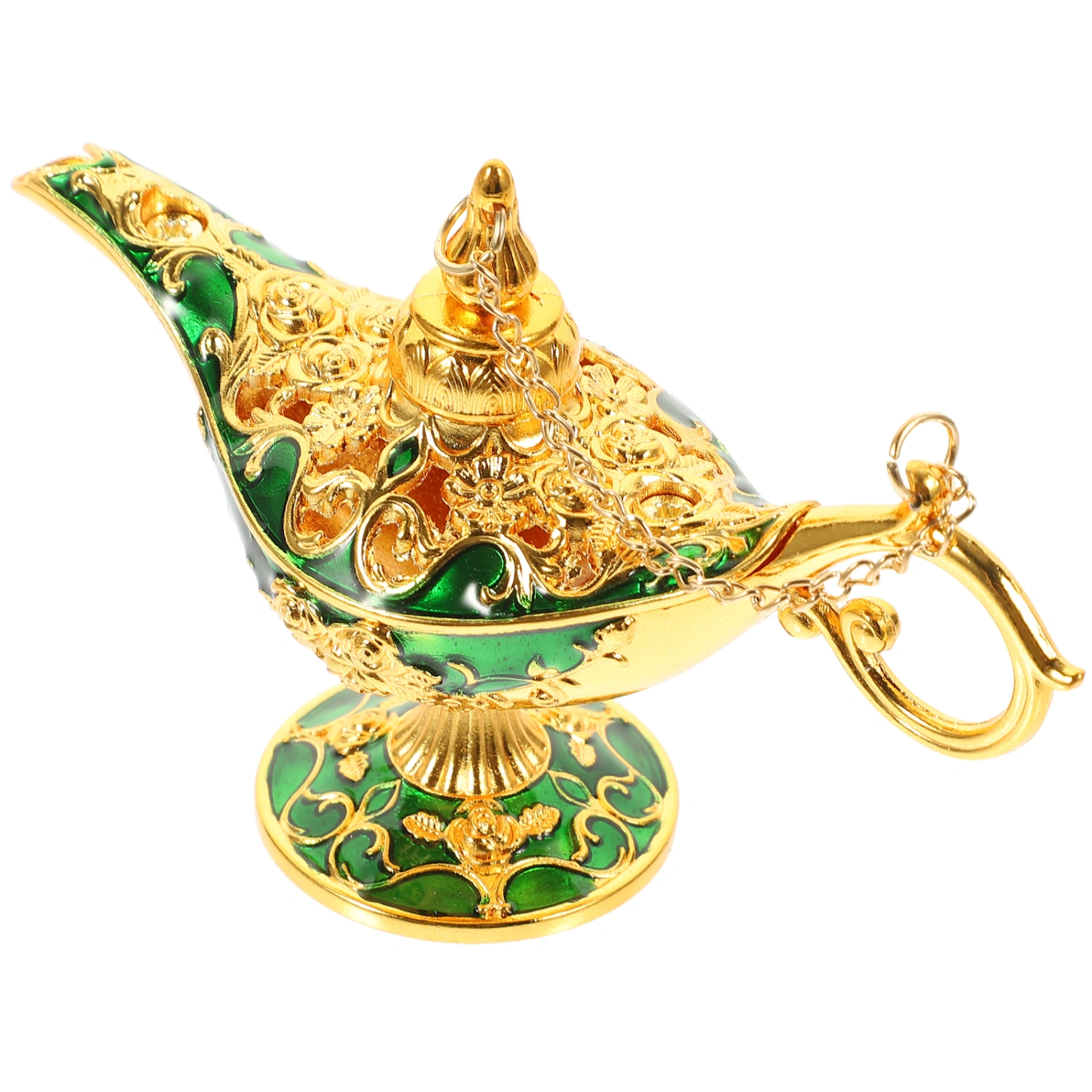 Vintage Wishing Lamp Ornament Banquet wishing Lamp Decor Craft Lamp Adornment