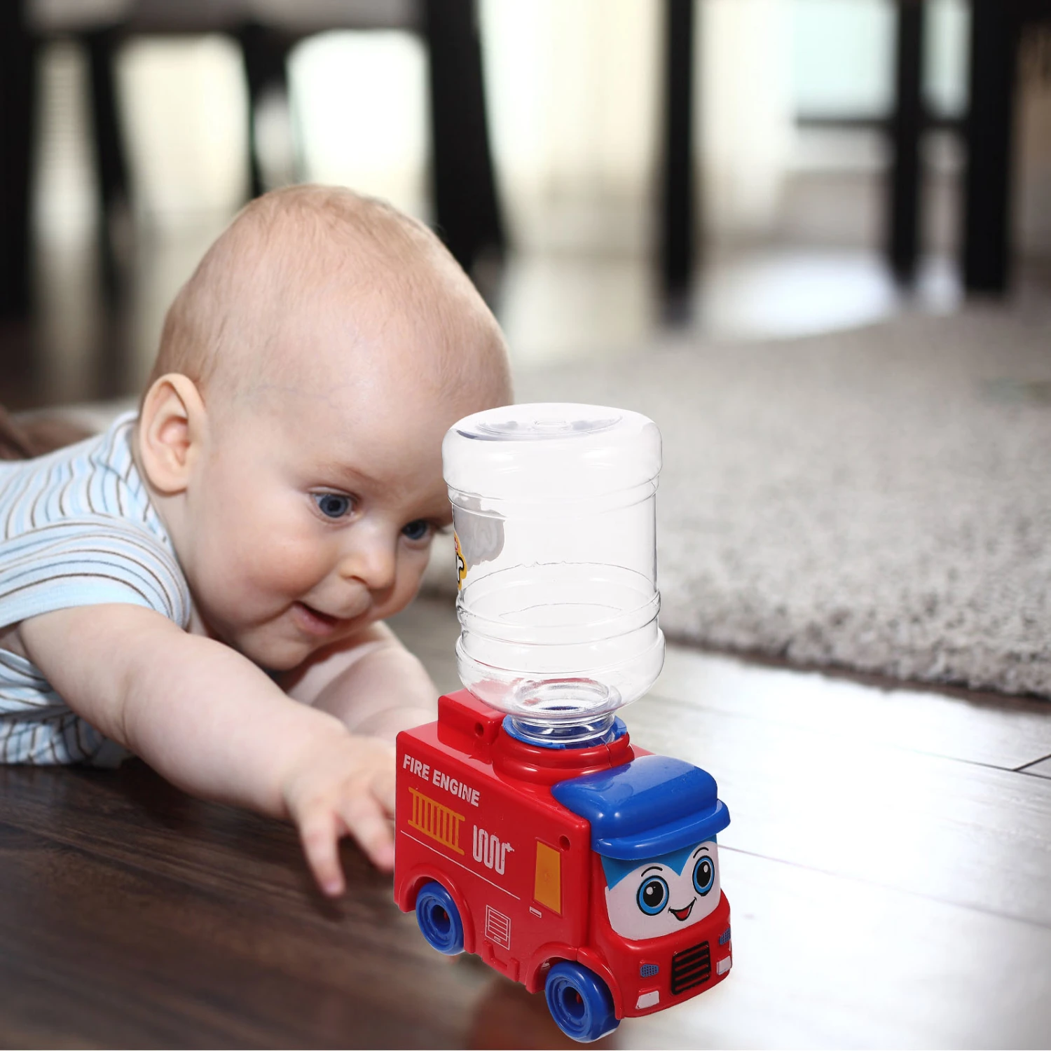 Fire Engine Small Water Dispenser Toy Tiny Water Dispenser Mini Water Cooler Dispenser