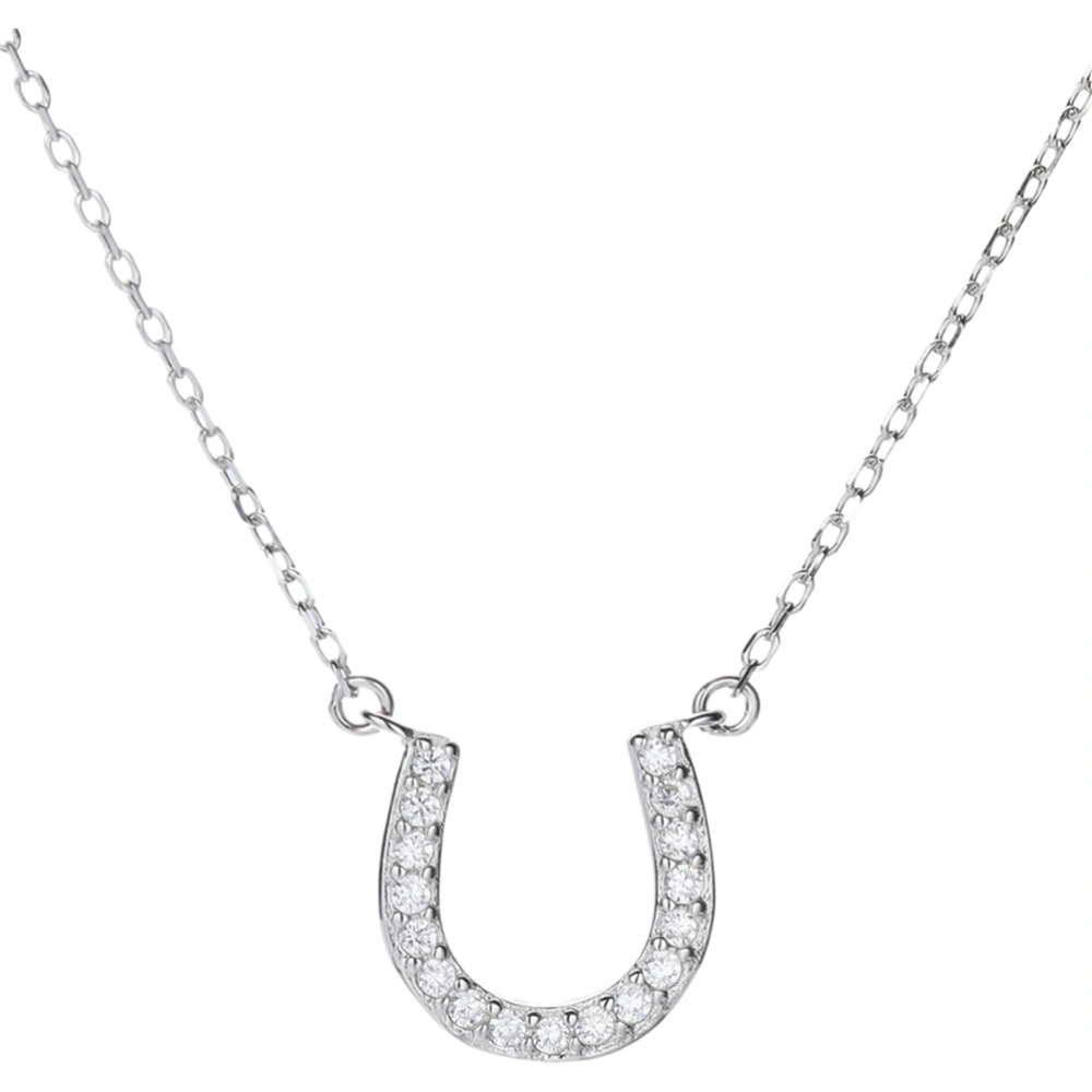 Horseshoe Necklace Fashionable Chain Necklace Jewelry For Women Ladies Girls